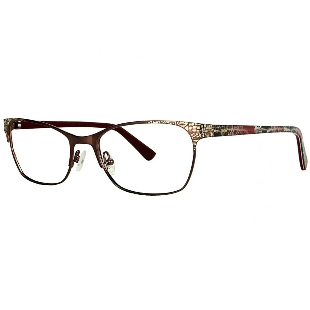 NWT Xoxo XOXO-MILAN-WINE 54mm New Eyeglasses